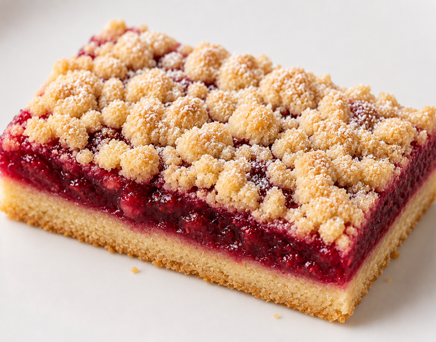 Raspberry Crumble Bar