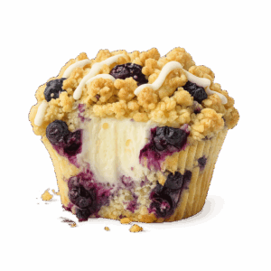 Blueberry Cream Cheese Cupcake