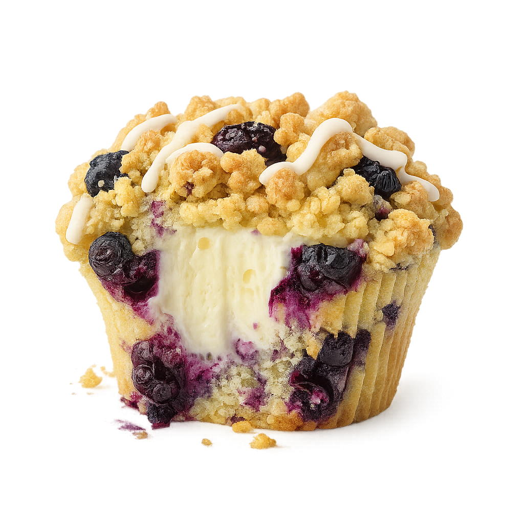 Blueberry Cream Cheese Cupcake