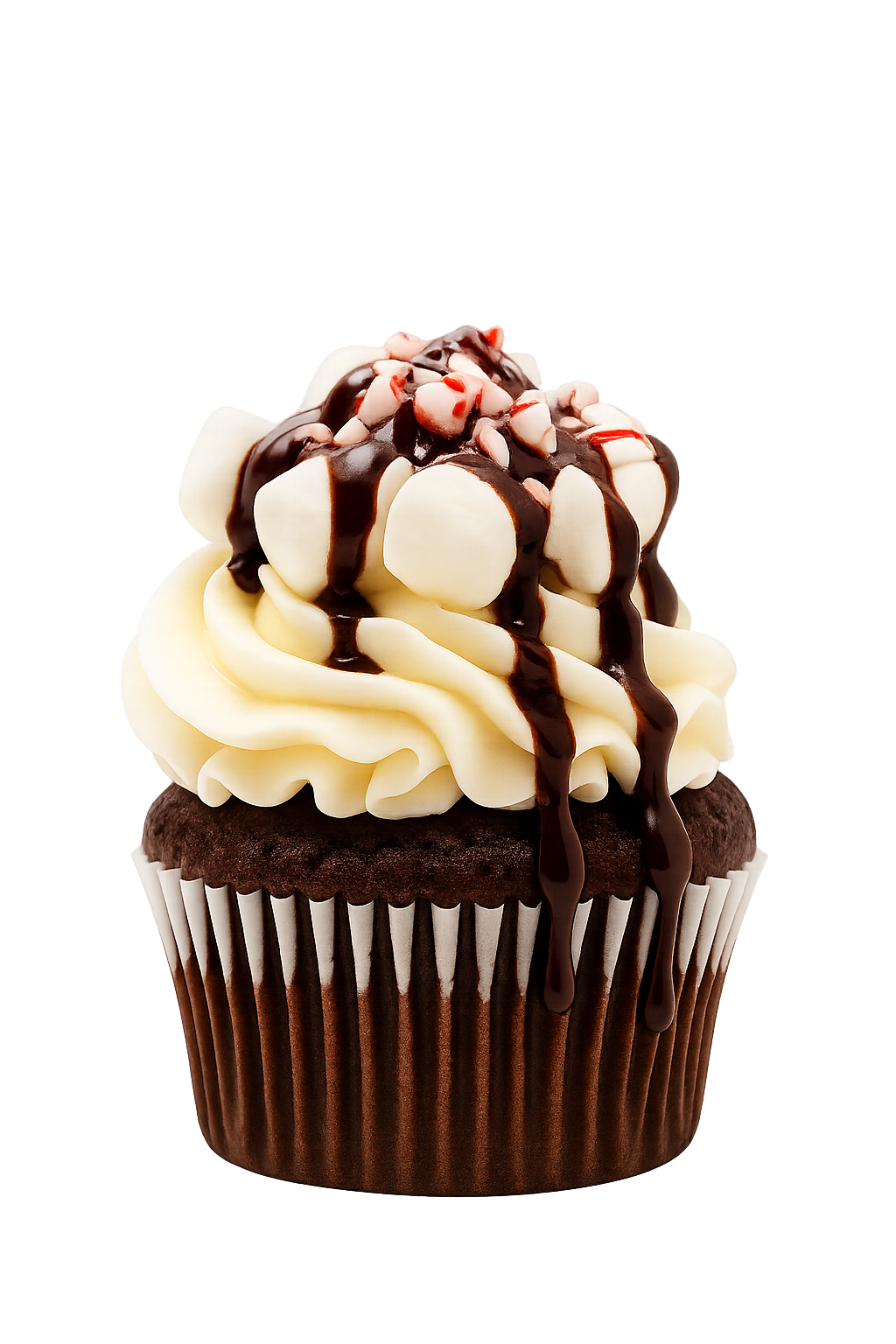 Chocolate Peppermint Cupcake