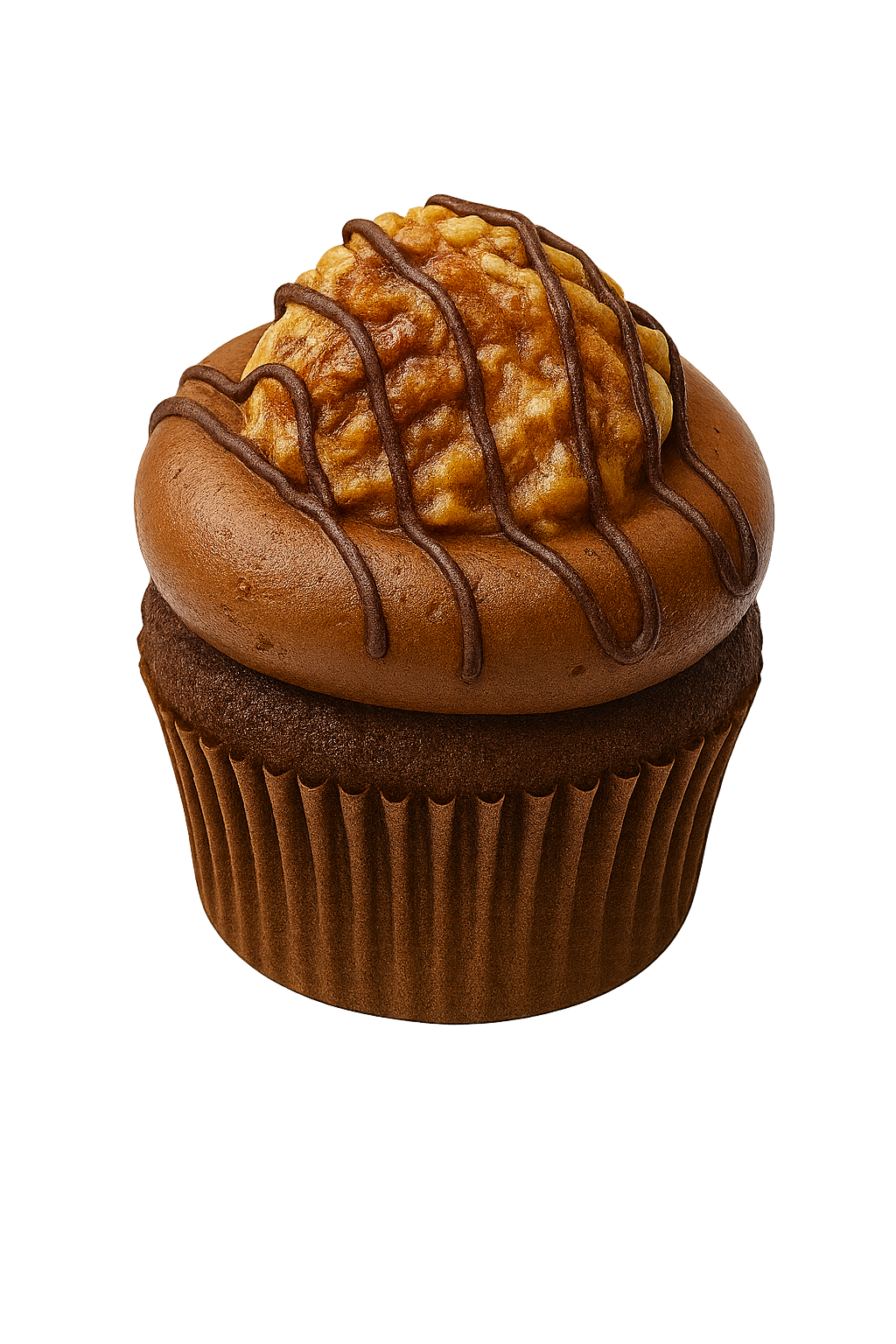 German Chocolate Cupcake