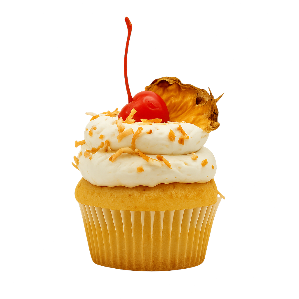 Piña Colada Cupcake