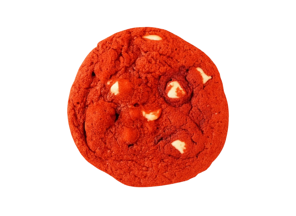Red Velvet White Chocolate Chip Cookie