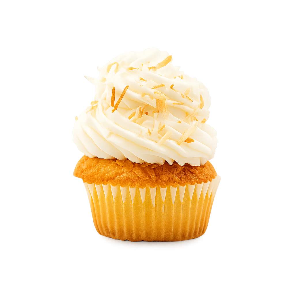 Toasted Coconut Cupcake